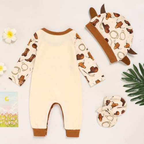 GRNSHTS Newborn Baby Boy Romper Coming Home Outfits Letter Print Bodysuit - Image 3