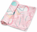 Baby Swaddle Blankets, Bamboo Muslin Receiving Blanket | 1-Pack, Lightweight & by IBESTOPIA