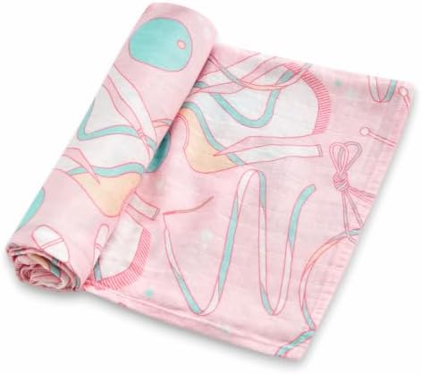 Baby Swaddle Blankets, Bamboo Muslin Receiving Blanket | 1-Pack, Lightweight & by IBESTOPIA