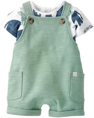 little planet by carter's Baby 2-piece Organic Cotton Shortall Set by LittlePlanet