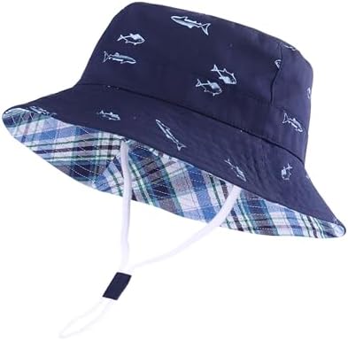LANGZHEN Sun Protection Hat for Kids Toddler Boys Girls Wide Brim Summer - Image 3