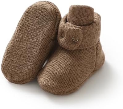 Avibae Baby Booties, Warm Infant Girl Boy Socks Bootie, Newborn Knit Shoes - Image 2