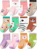 Aroveea Toddler Socks Non Slip Grip Ankle Baby 12 Pack by Aroveea