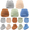 BQUBO Newborn Baby Hat Mittens Socks Set Infant Cotton Beanie Gloves Thick Warm by DRESHOW