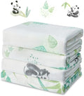 Baby Swaddle Blankets, Bamboo Muslin Receiving Blanket | 4-Pack, Lightweight & by IBESTOPIA