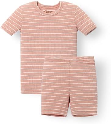 AVAUMA Stripe Pattern Baby Boys Girls Pajama Set Kids Toddler Snug fit Ribbed by AVAUMA