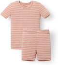 AVAUMA Stripe Pattern Baby Boys Girls Pajama Set Kids Toddler Snug fit Ribbed by AVAUMA