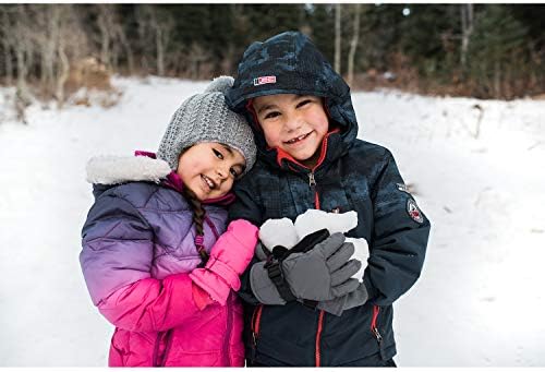 Waterproof Kids Mittens Gloves, 100G 3M Thinsulate Baby Toddler Winter Snow - Image 5