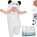 Newborn Panda Baby Swaddle Blanket 0-6 Months Cute Ultra Soft Plush Essentials by bydooobd