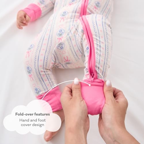 pureborn Baby Sleeper Viscose from Bamboo Zipper Footies Pjs 0-24 Months | - Image 5