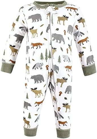 Hudson Baby Unisex Baby Cotton Sleep and Play - Image 3