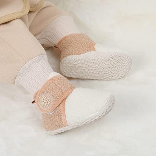 FEETCITY Baby Booties Girls Boys Infant Slippers First Walkers Shoes Warm Socks - Image 2