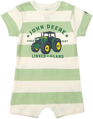 John Deere Baby Boys' One Piece Romper Newborn to Infant by JohnDeere