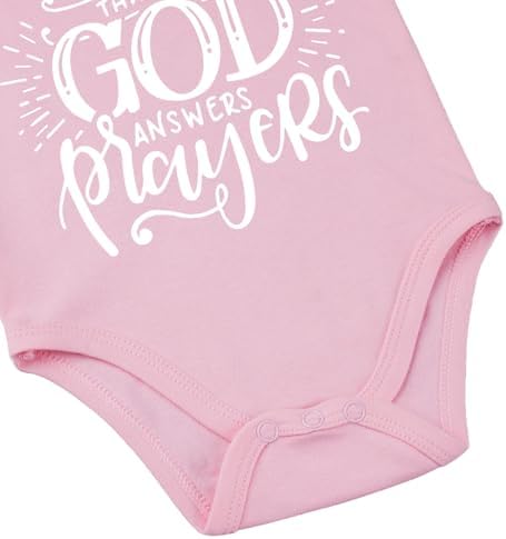listery I'M Proof That God Answers Prayers Baby Bodysuit Baby Religious Infant - Image 6