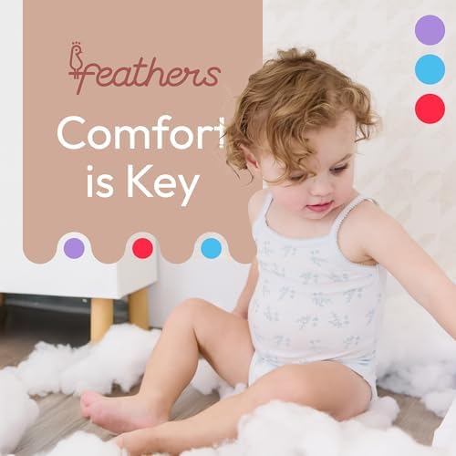 Feathers Baby Girl Leafy Tank Top Bodysuit One Piece 4 Pack, Sizes 3M-36M - Image 5