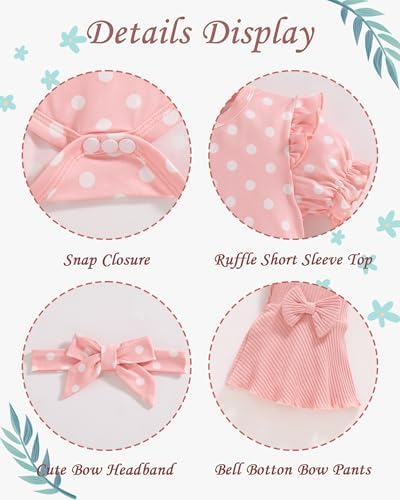 Vibebox Baby Girl Clothes Newborn Preemie Summer Outfits Preemie-12 Months - Image 4