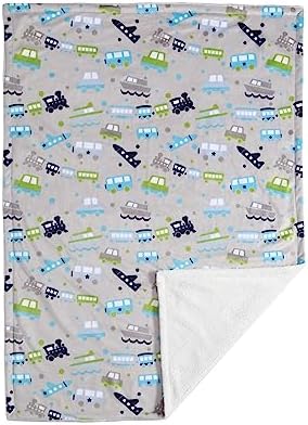CREVENT Minky Baby Blanket for Girls Boys, Soft Plush Receiving Blanket for - Image 3