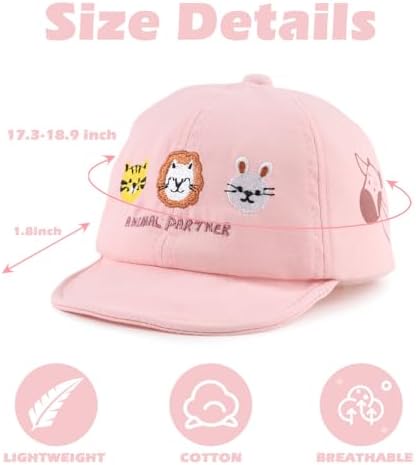 JANGANNSA Baby Duck Cap Infant Kids Sun Hat Bear Cute Cartoon Caps Spring Summer - Image 6