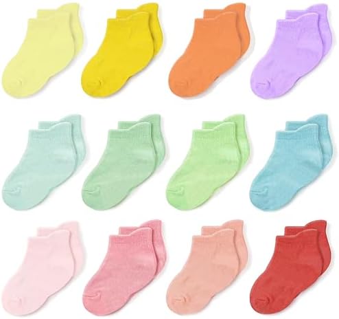 CozyWay Baby & Toddler Socks Ankle Comfy Cotton Socks by CozyWay