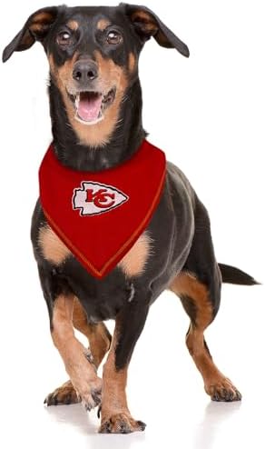 Pets First NFL Kansas City Chiefs TIE Bandana, Small/Medium. Dog Bandana Scarf - Image 5