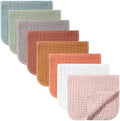 8 Packs Muslin Burp Cloths Large 20" x 10", 6 Layers Unisex Baby Absorbent 100% by Remagr