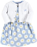 Hudson Baby Infant and Toddler Girls Cotton Dress and Cardigan Set by HudsonBaby