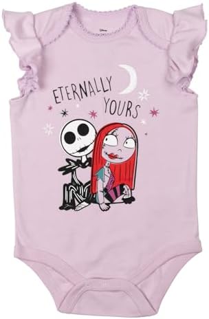 Disney Nightmare Before Christmas Baby 5-Pack Short Sleeve Bodysuits - Image 5
