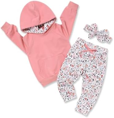 oklady Baby Girl Clothes, Hoodie Tops Floral Pant by Oklady