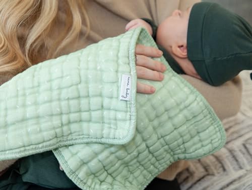 Nana Baby Burp Cloths – 100% Organic Cotton, Oversized & Hypoallergenic - Image 4