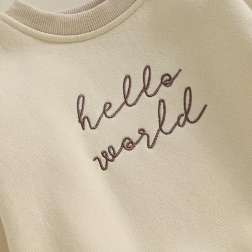 VISGOGO Newborn Infant Baby Boy Oversized Romper Sweater Bodysuits Coming Home - Image 5