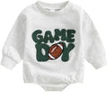 VISGOGO Newborn Infant Baby Boy Oversized Romper Sweater Bodysuits Coming Home by VISGOGO