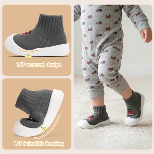 STQ Baby/Toddler Sock Walking Shoes Infant Slippers - Image 4