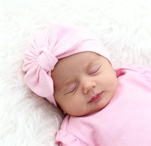 3piece Newborn Hats Mittens Socks Set Baby Boy Cotton Beanies Infant Hospital - Image 3