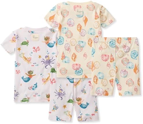 Burt's Bees Baby Unisex Organic Cotton Short Sleeve & Shorts PJ Set, 2-PC | - Image 2
