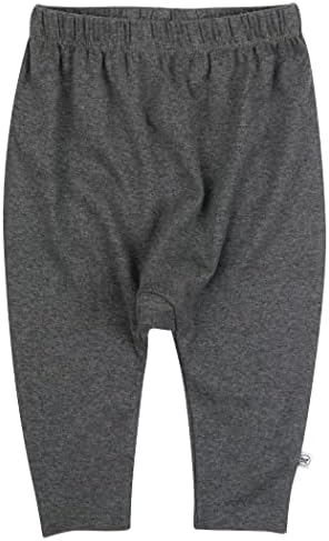 HonestBaby Unisex-Baby Multipack Harem Pants Roomy Fit Pull on Bottoms 100% - Image 3