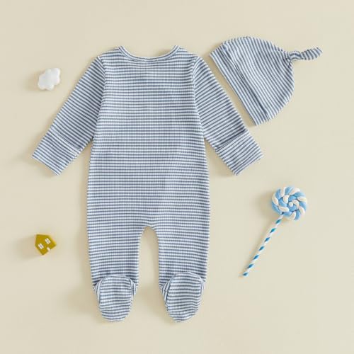 Kuriozud Newborn Baby Boy Going Home Outfit Kimono Romper - Image 5