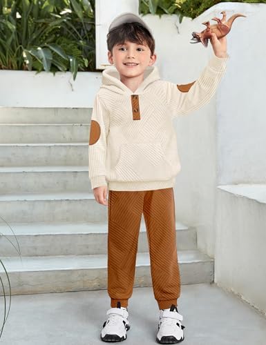 Oranchids Toddler Baby Boy Clothes Long Sleeve Hoodie Sweatshirt Tops and Pants - Image 4