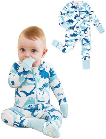 PATPAT Organic Cotton Baby Footie Pajamas by PATPAT