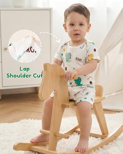 NZRVAWS Newborn Baby Boy Clothes Infant Romper 2-Pack outfit Cute Pattern - Image 2