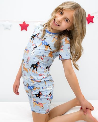 babee Reshinee Bamboo Viscose Toddler Boys Pajamas Set, Short Sleeve Kids - Image 3