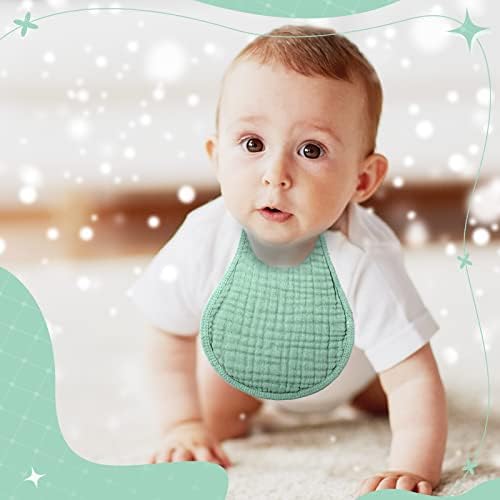 Frienda 8 Pack Muslin Burp Cloths - Image 5