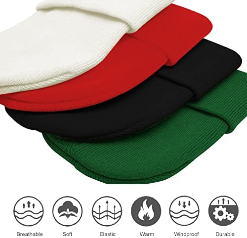 DOOVID Toddler Beanie Kids Warm Knit Beanie Hat Baby Boys Girls Knit Caps - Image 6