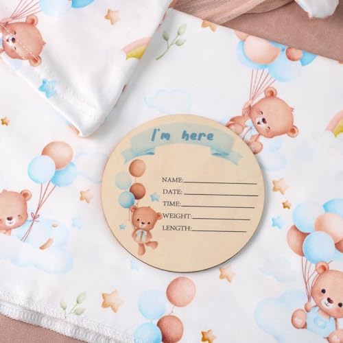 Ylsteed Baby Swaddle Blanket and Headband Set, Newborn Receiving Blanket - Image 7