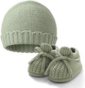 Baby Booties with Hat Set by DovFanny