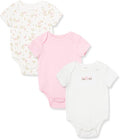 Little Me Clothes for Baby Girls' 3-Pack 100% Cotton Bodysuits by LittleMeChildrensApparel