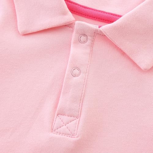 Baby Girl Collared Onsie Polo Bodysuit Boy Cotton Romper Short Sleeve 0~24M - Image 3