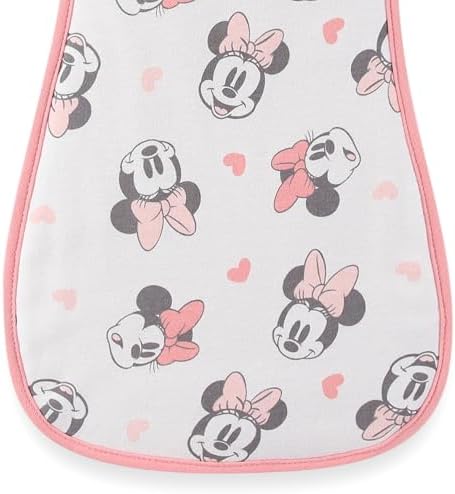 Disney Baby Minnie Mouse Burp Cloths 3 Pack Soft Absorbent 20" x 10" Leakproof - Image 5
