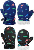 Toddler Mittens Lined Fleece Snow Gloves by Fynnsure