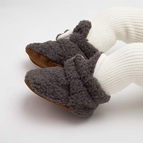 HsdsBebe Unisex Newborn Baby Cotton Booties Non-Slip Sole - Image 2