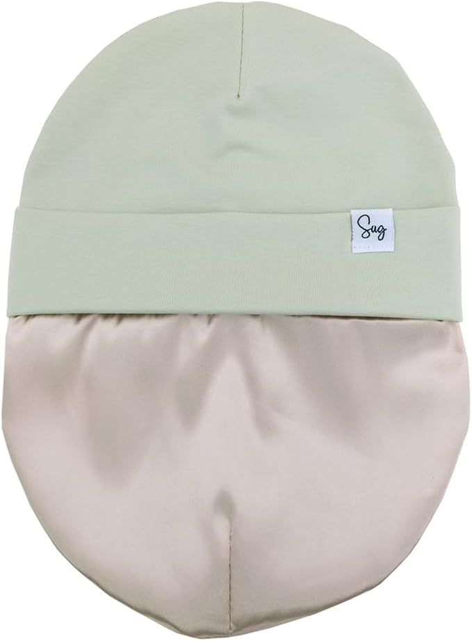 Jersey Beanie Hat for Newborn Baby Boys Girls Silky Satin Lined Hats Bonnet - Image 7
